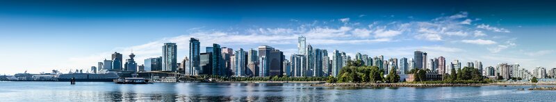 Vancouver Skyline — Blue, Serene, Afternoon