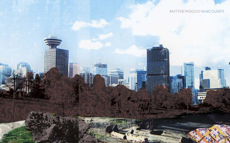 Vancouver skyline collage