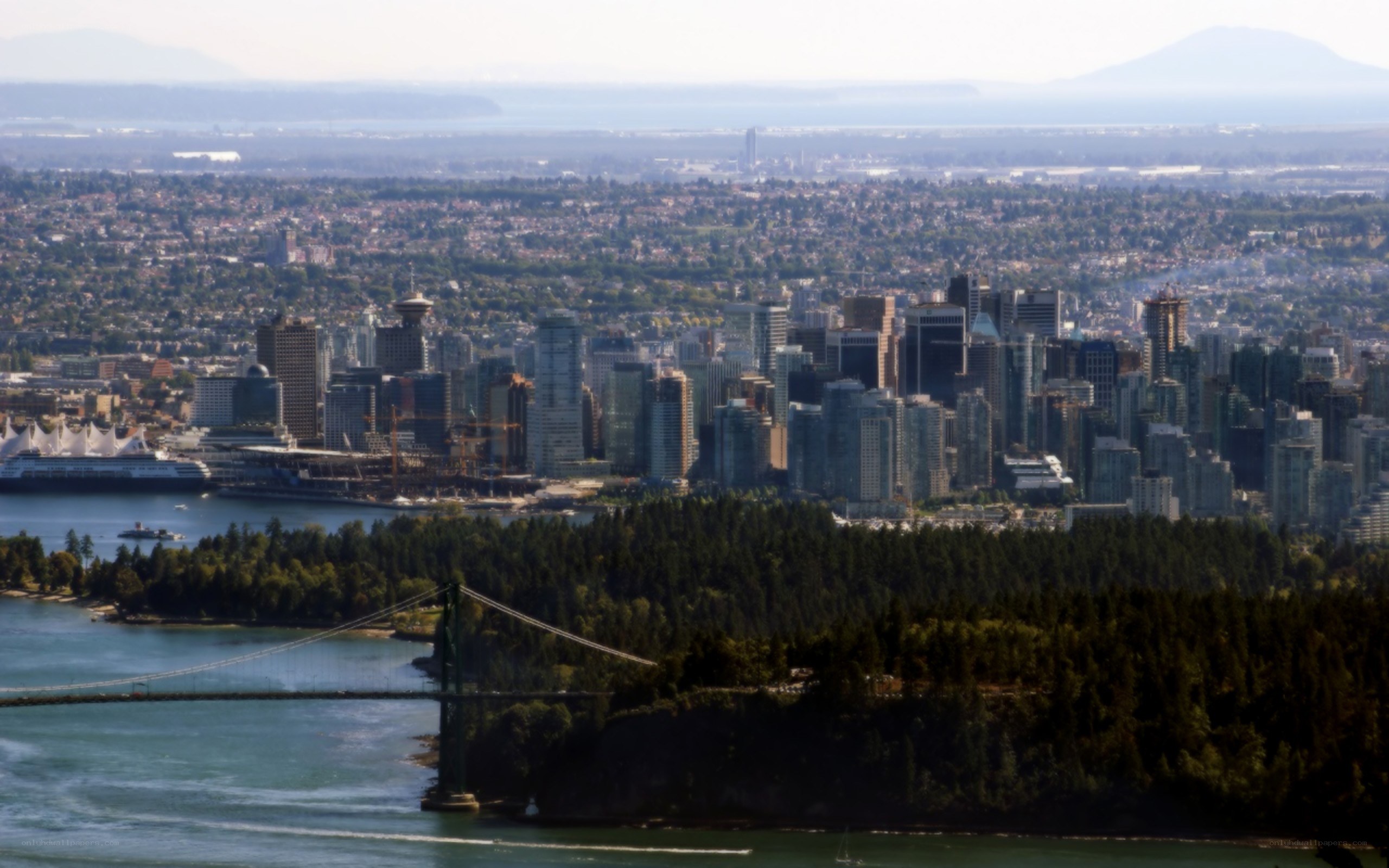 Vancouver skyline from Stanley Park