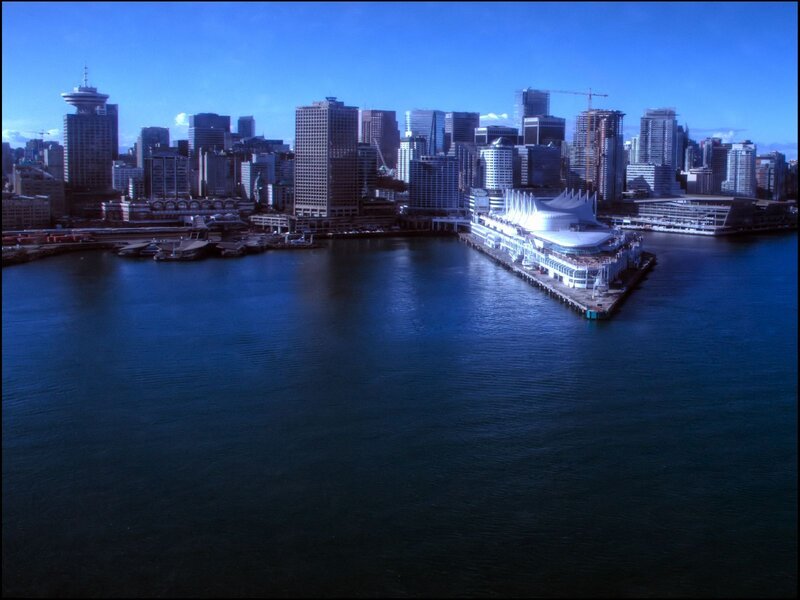 Vancouver skyline from the water