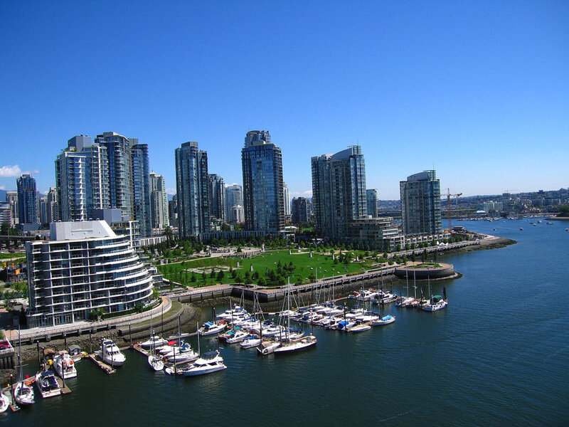 Vancouver waterfront with high-rises