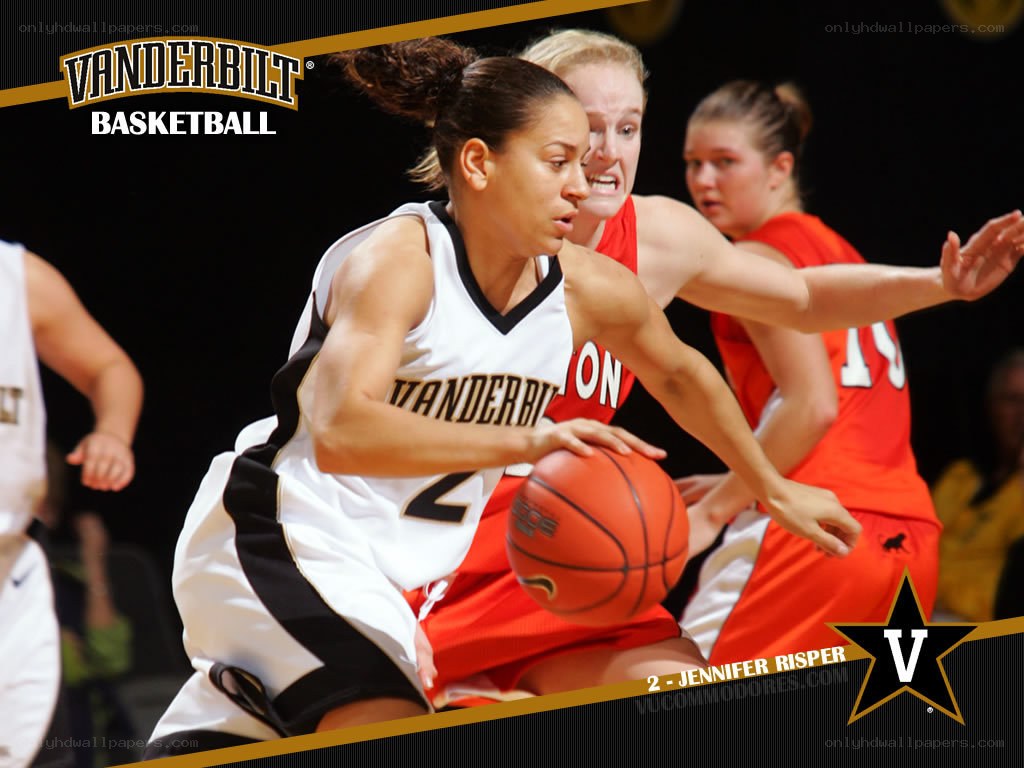 Vanderbilt basketball player driving to basket