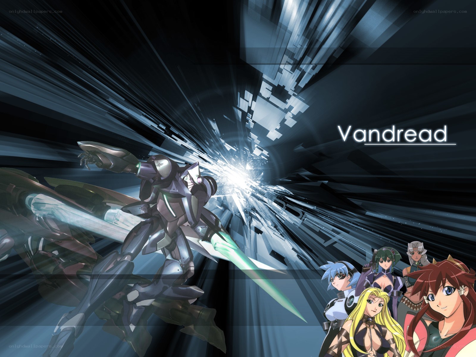 Vandread anime promotional art