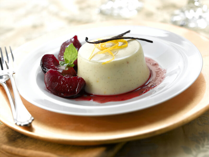Vanilla Panna Cotta Dessert