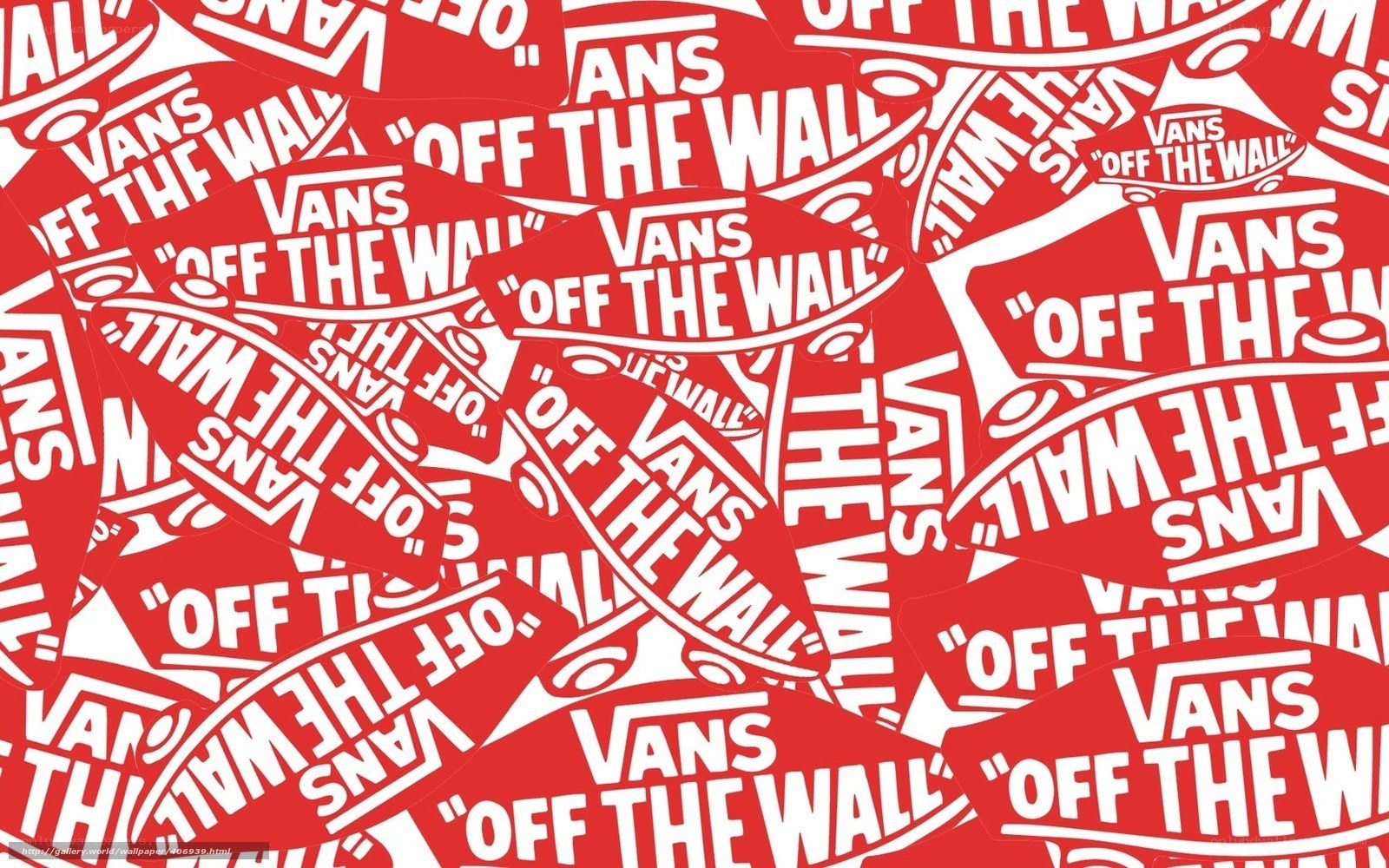Vans Off The Wall logo pattern