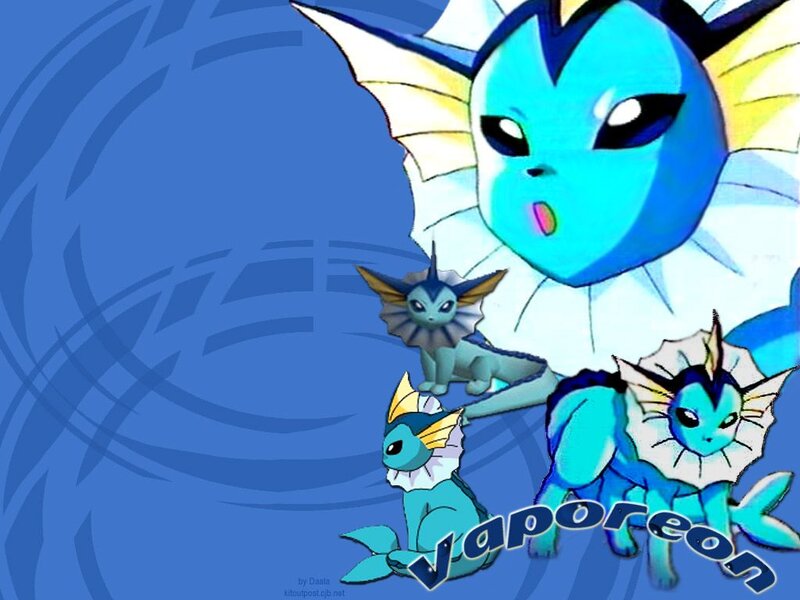 Vaporeon and Eevee