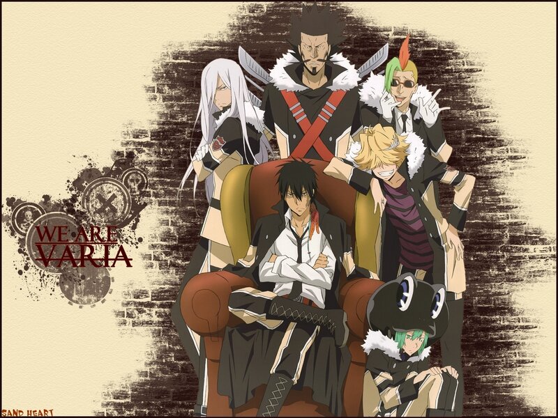 Varia group from Katekyo Hitman Reborn