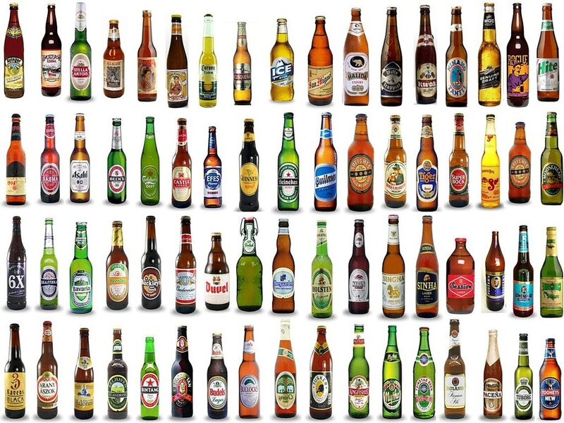 Various Beer Bottles