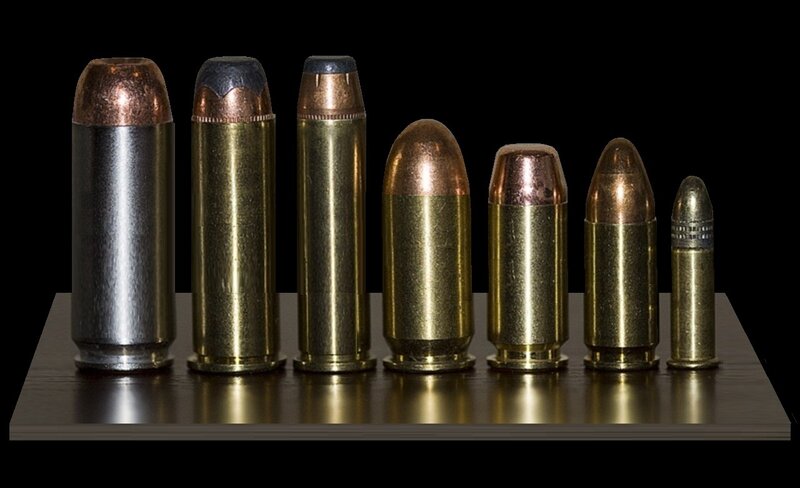 Various Bullets in Row