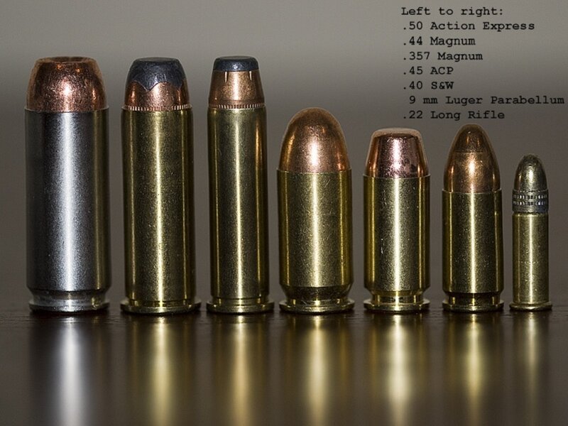 Various Caliber Bullets