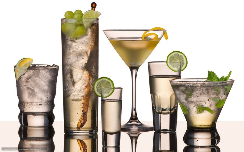 Various Cocktails