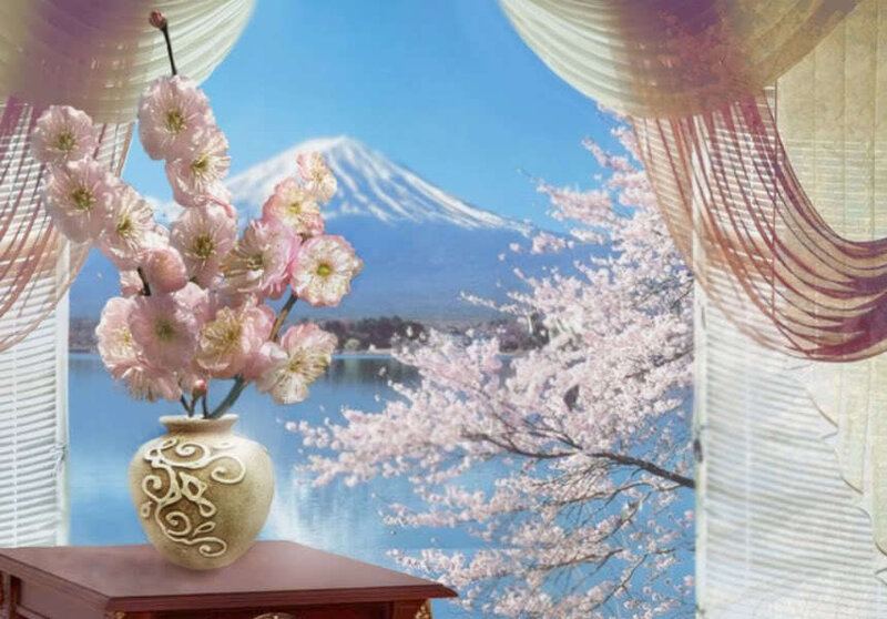 Vase of Pink Flowers