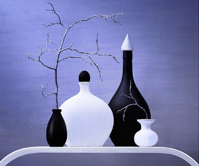 Vases with Branches — Purple
