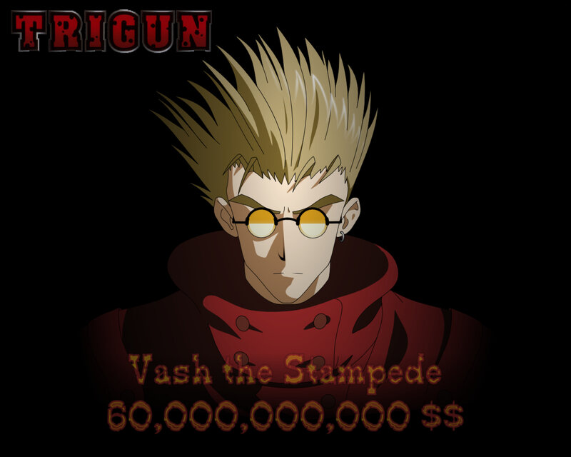 Vash the Stampede wanted poster