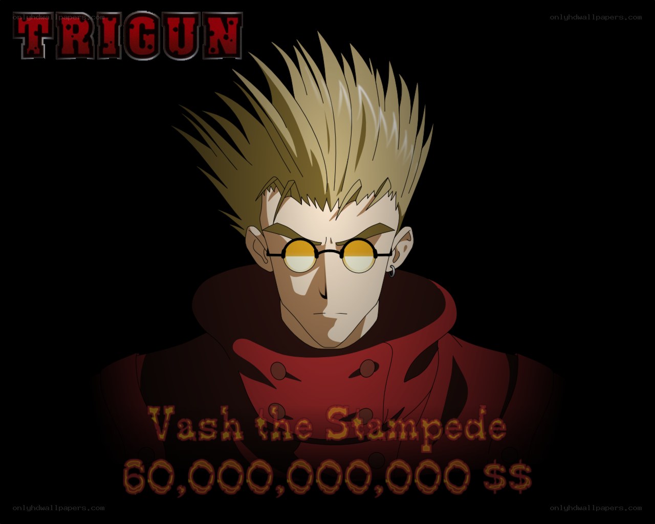 Vash the Stampede wanted poster