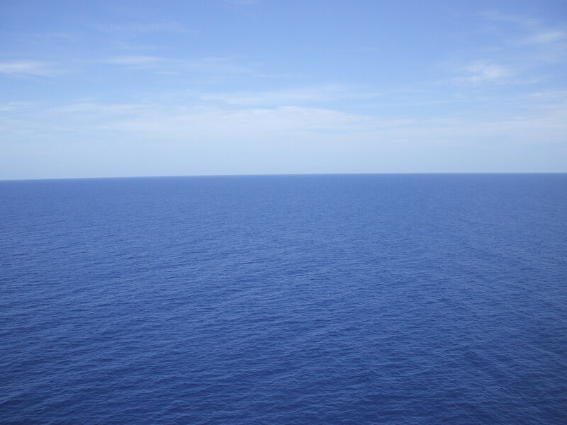 Vast Ocean Horizon — Blue