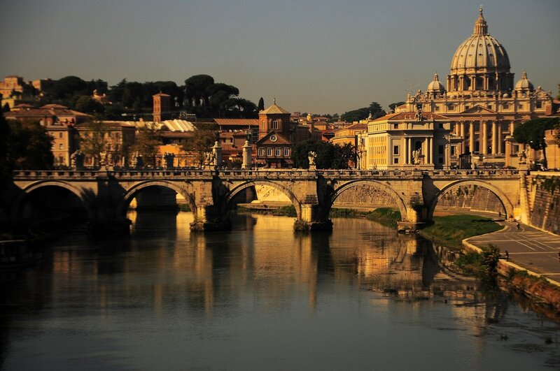 Vatican City at sunset