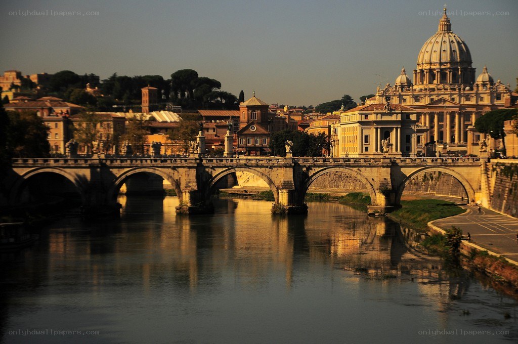 Vatican City at sunset