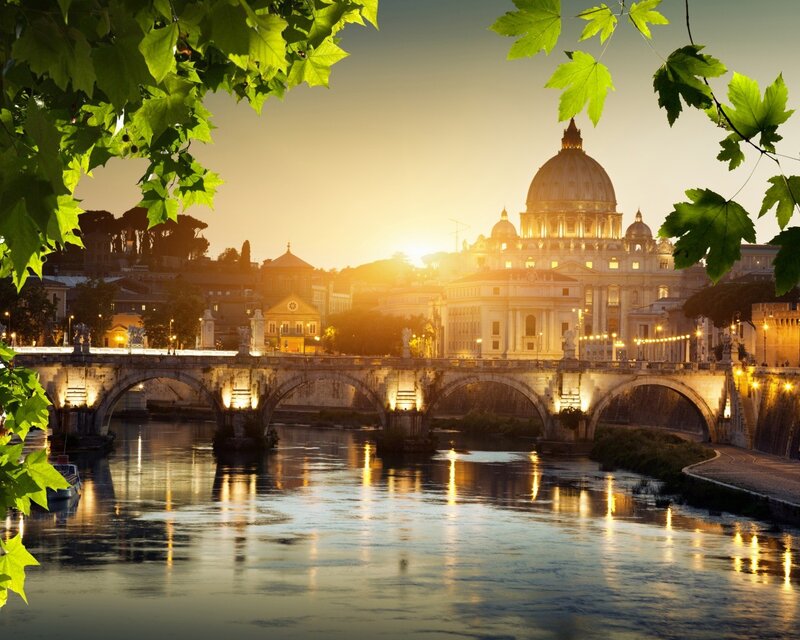 Vatican City at sunset