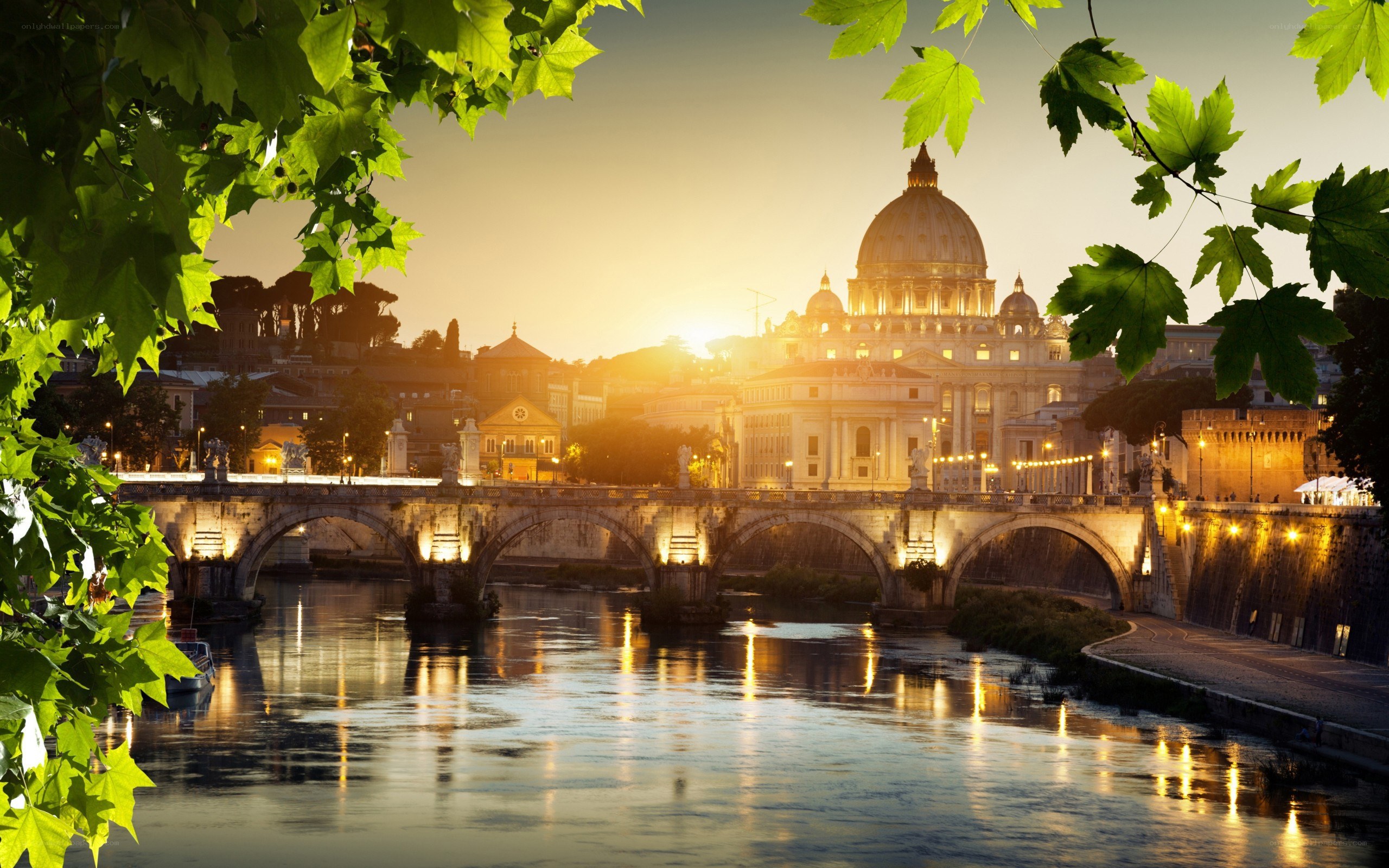 Vatican City at sunset