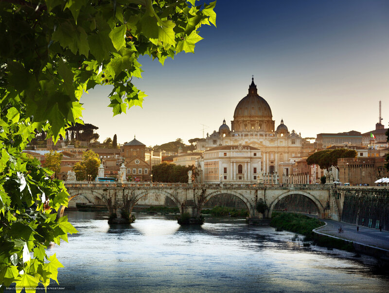 Vatican City at sunset