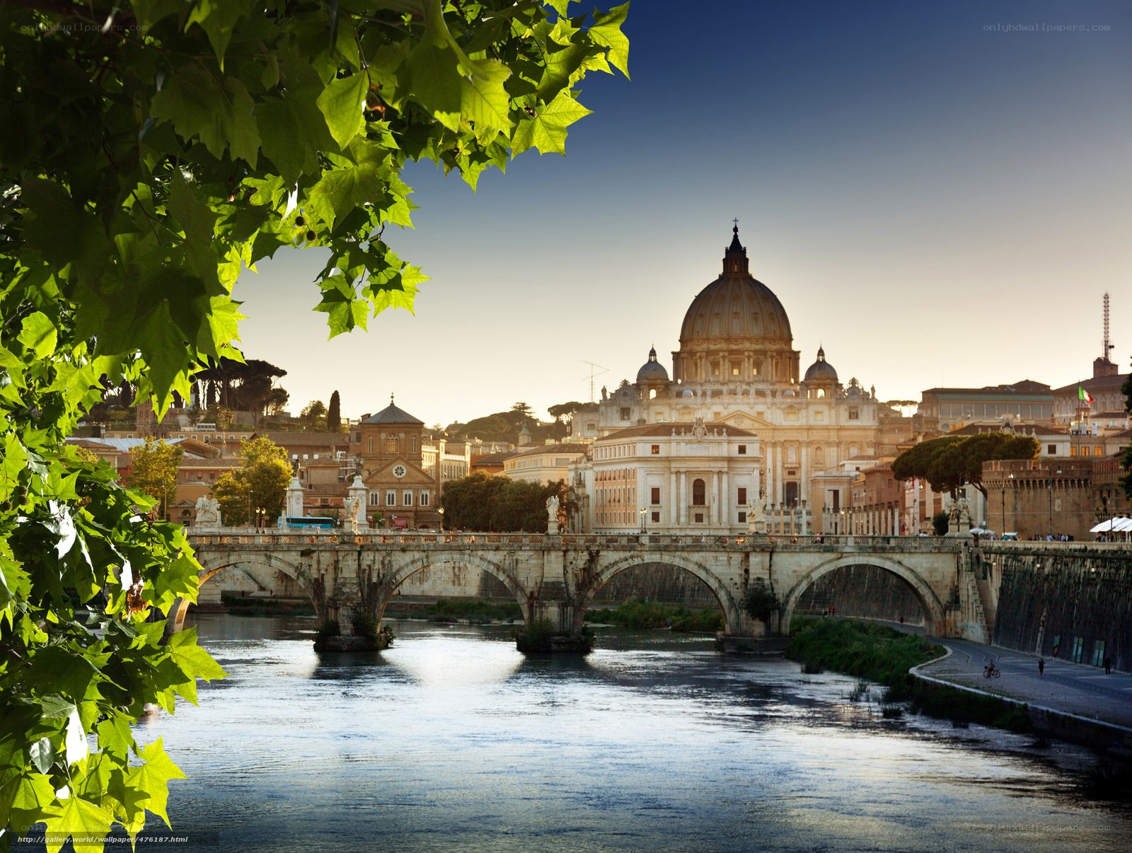 Vatican City at sunset
