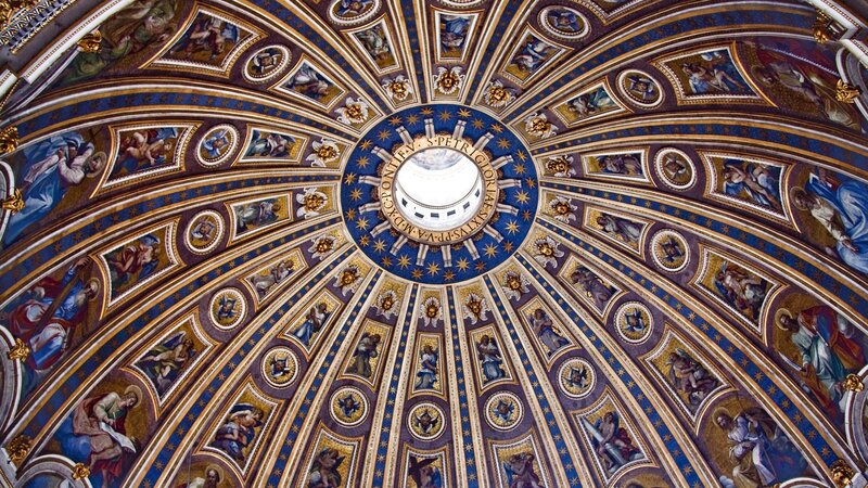 Vatican City dome ceiling