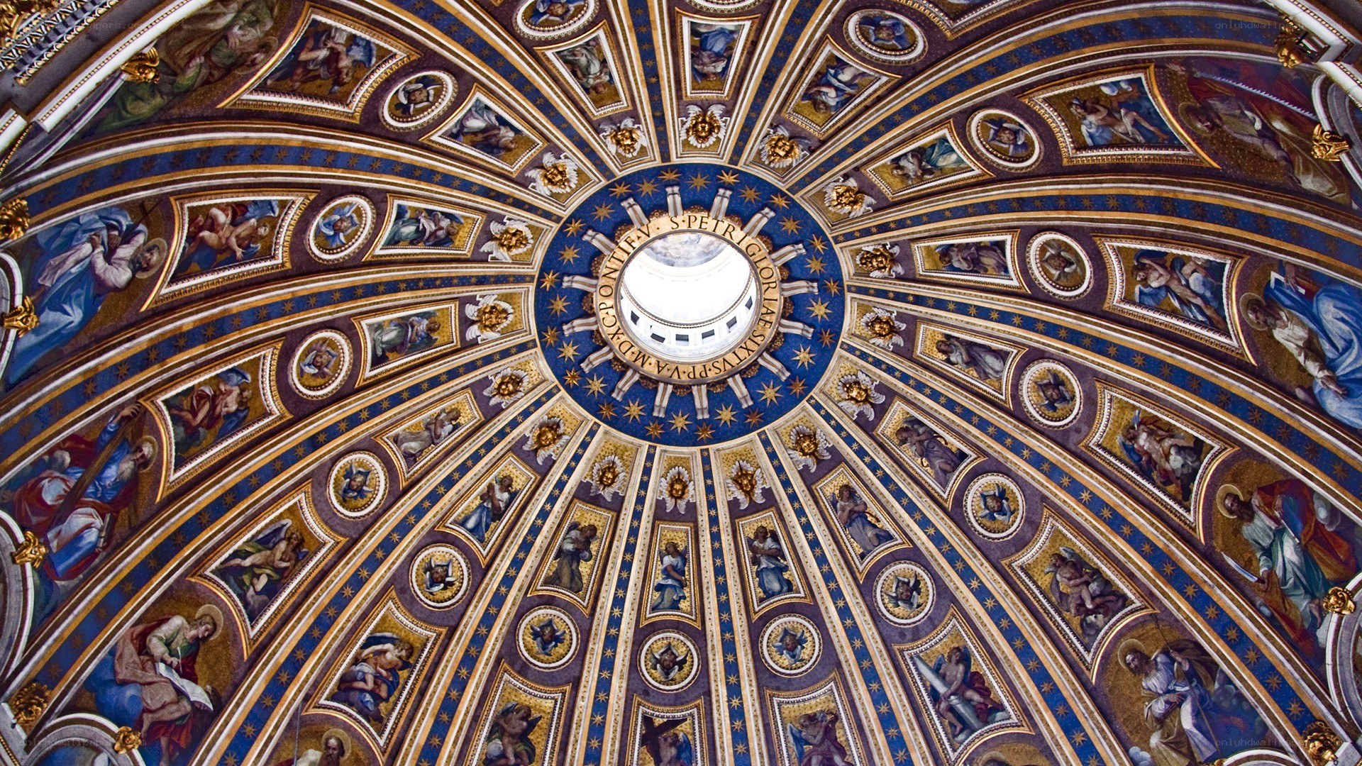 Vatican City dome ceiling