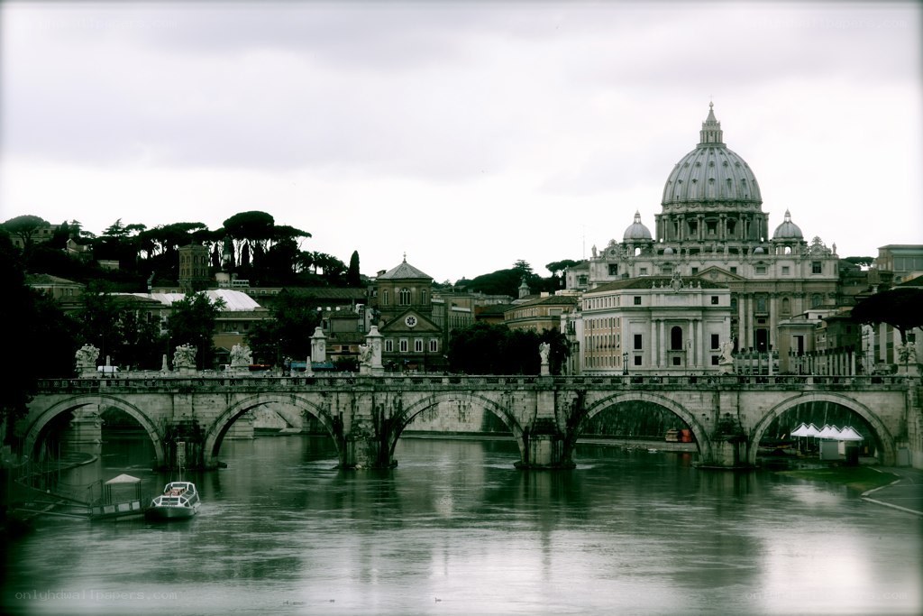 Vatican City from the Tiber River