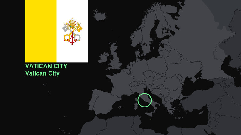 Vatican City on map