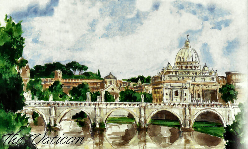 Vatican City Skyline