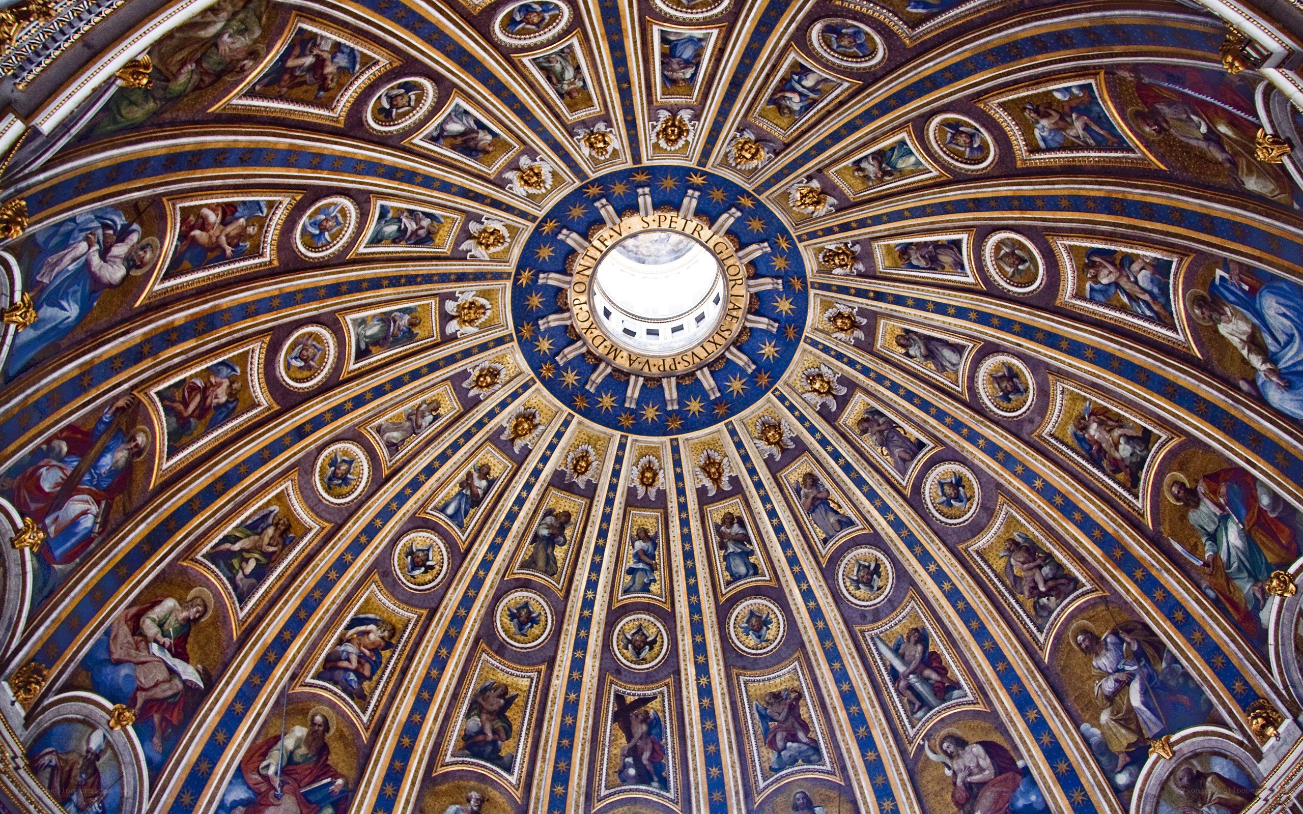 Vatican dome ceiling artwork
