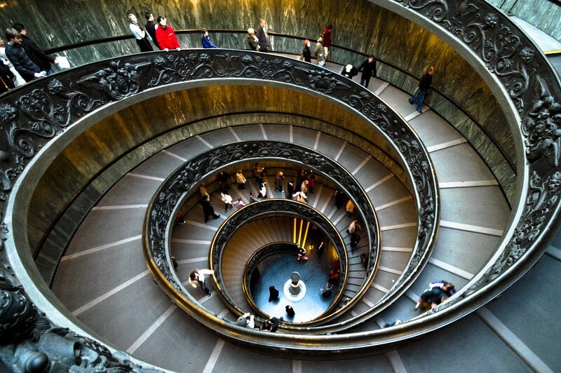 Vatican spiral staircase