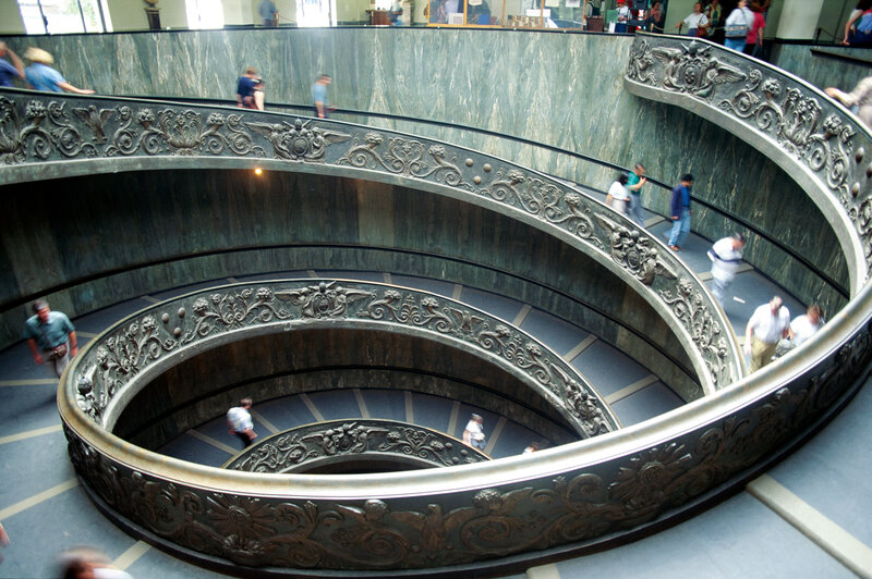 Vatican spiral staircase