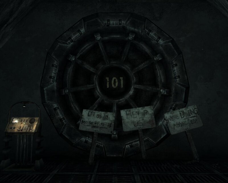 Vault 101 entrance