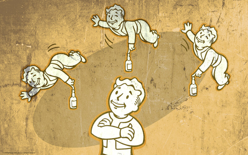Vault Boy celebrating