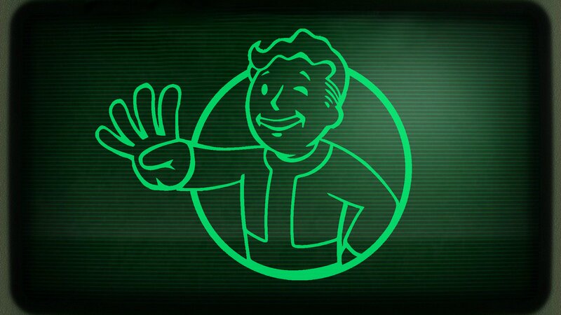 Vault Boy Character — Green, Friendly, Vector Art