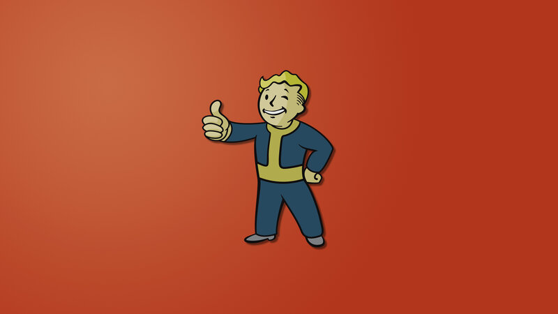 Vault Boy Character — Red