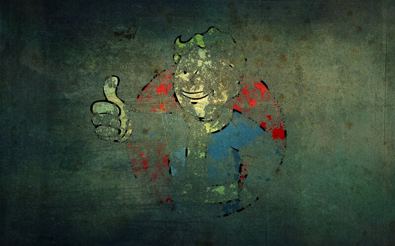 Vault Boy Giving Thumbs Up — Green