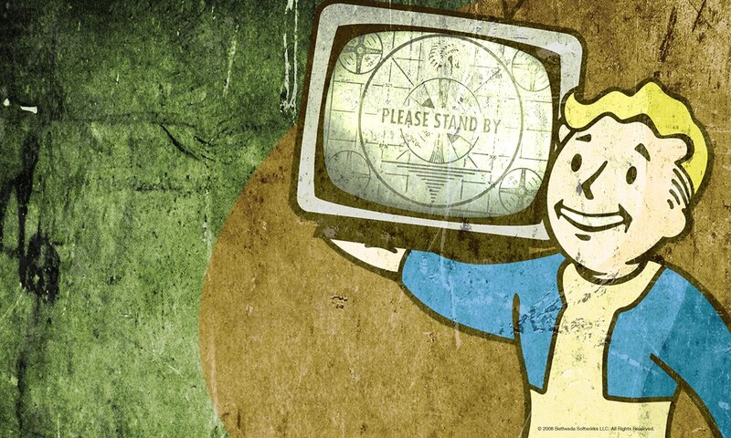 Vault Boy Holding Monitor