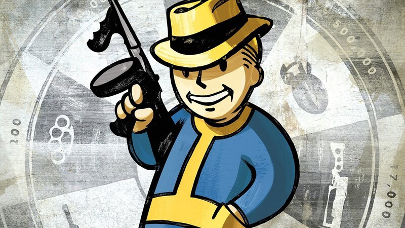 Vault Boy with gun