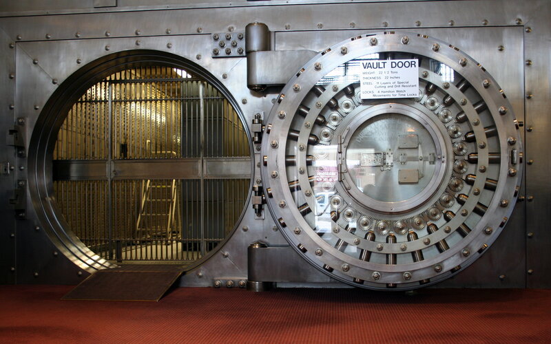 Vault door display