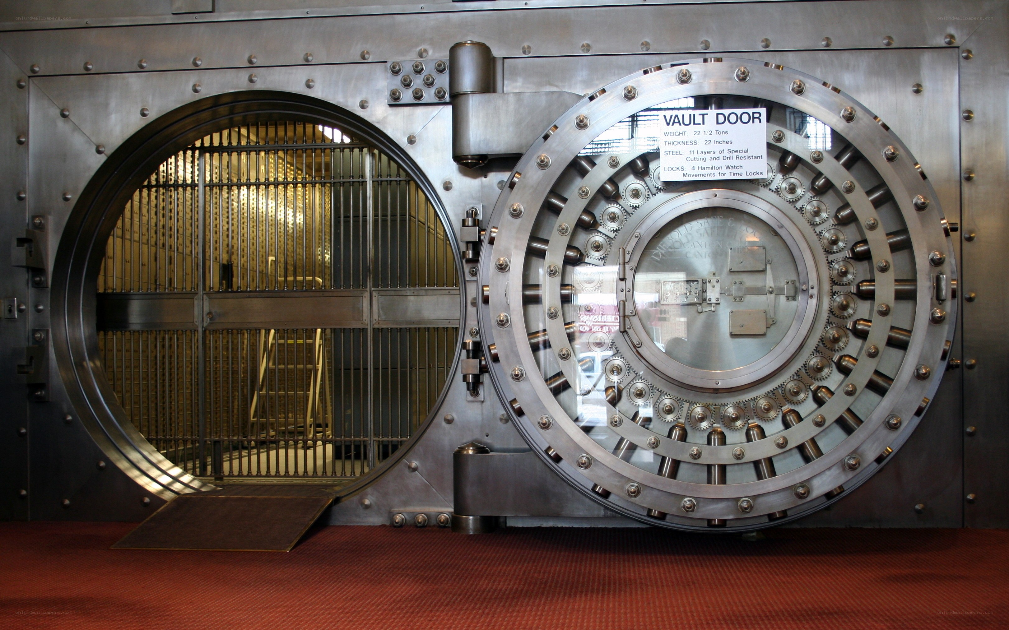 Vault door display
