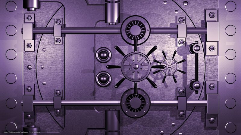 vault door with combination locks