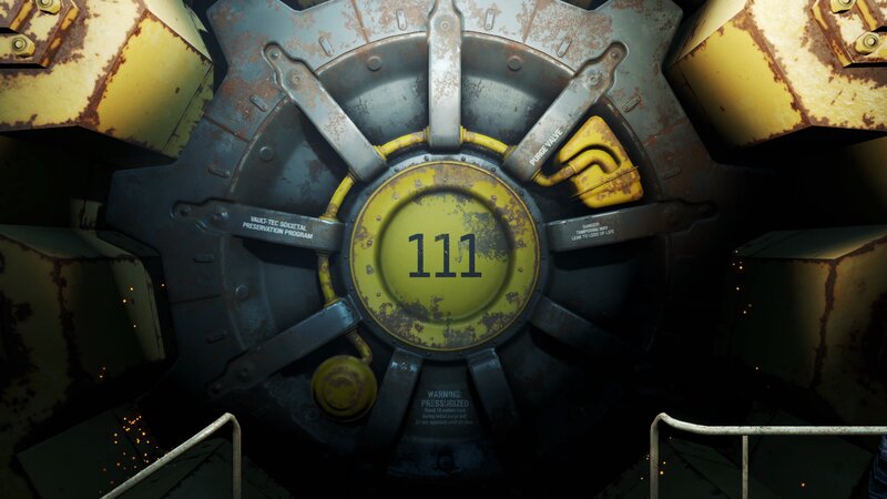 Vault Door with Number 111