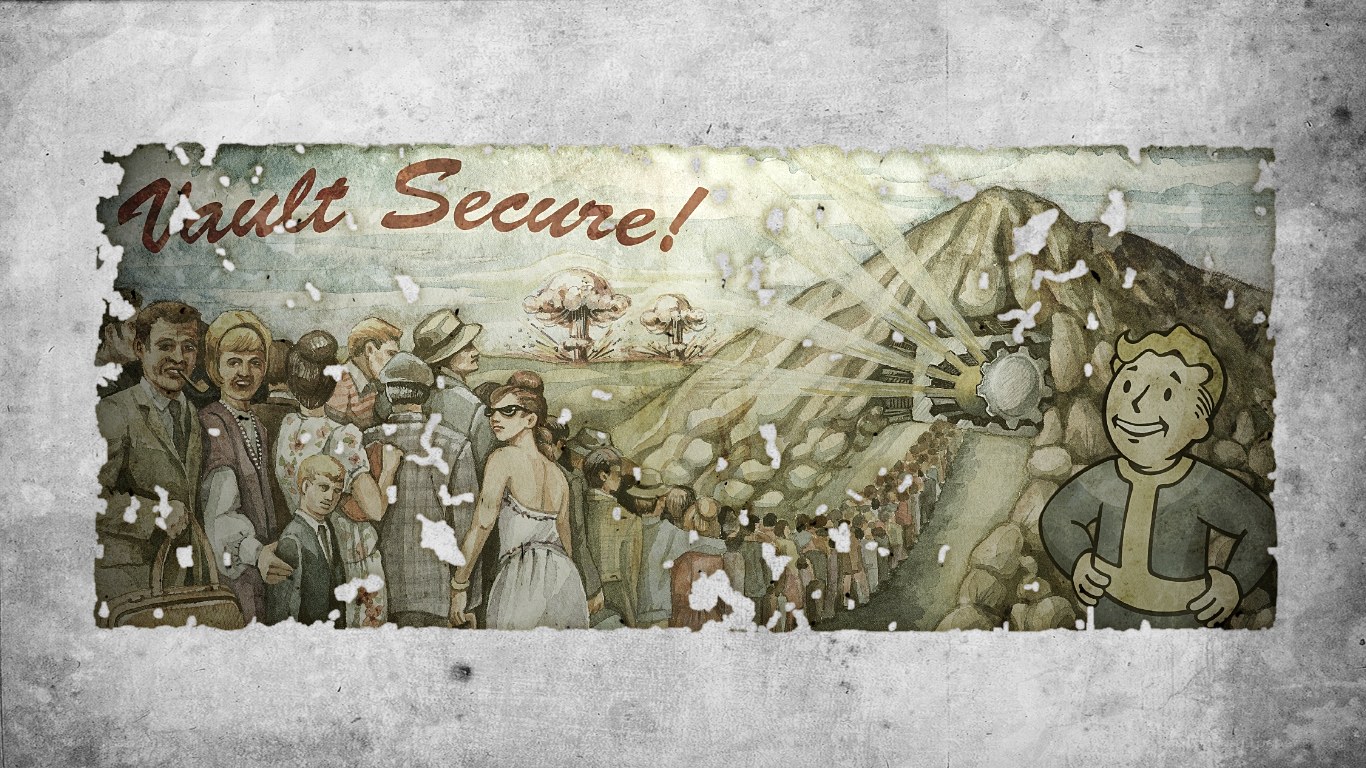 Vault Secure propaganda poster