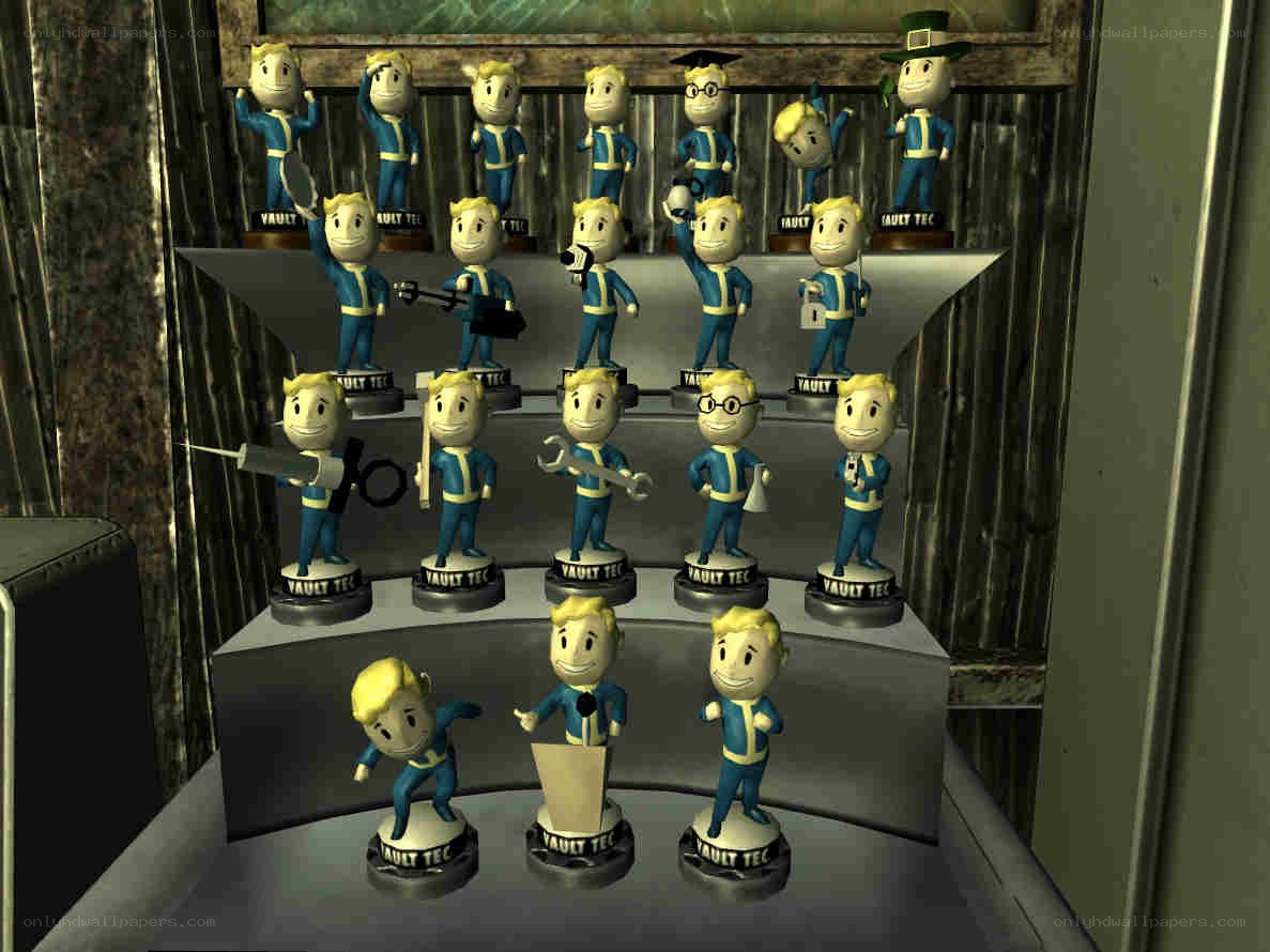 Vault Tec bobbleheads collection