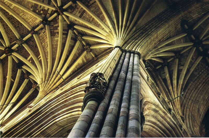 Vaulted Ceiling Interior — Brown