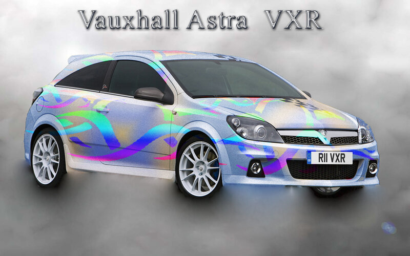 Vauxhall Astra VXR with custom livery