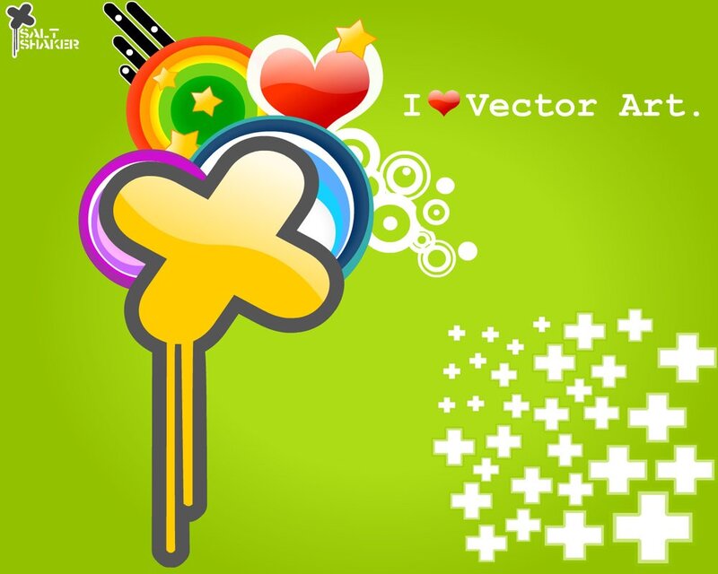 Vector art with lollipop